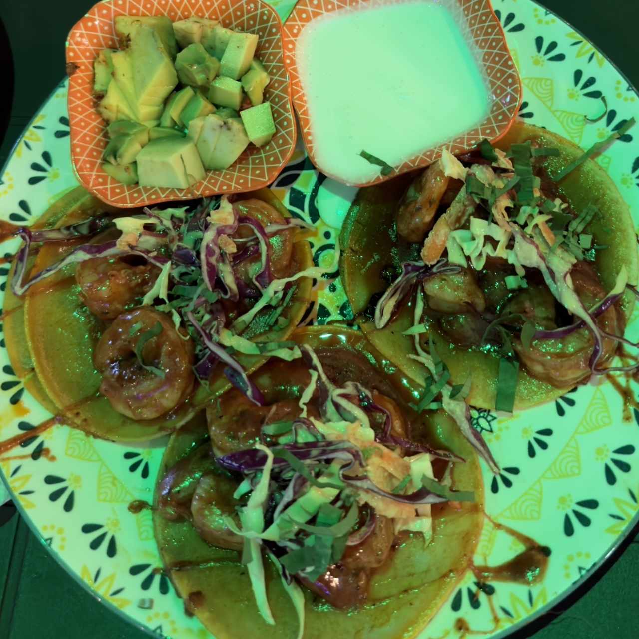 Tacos de camarones