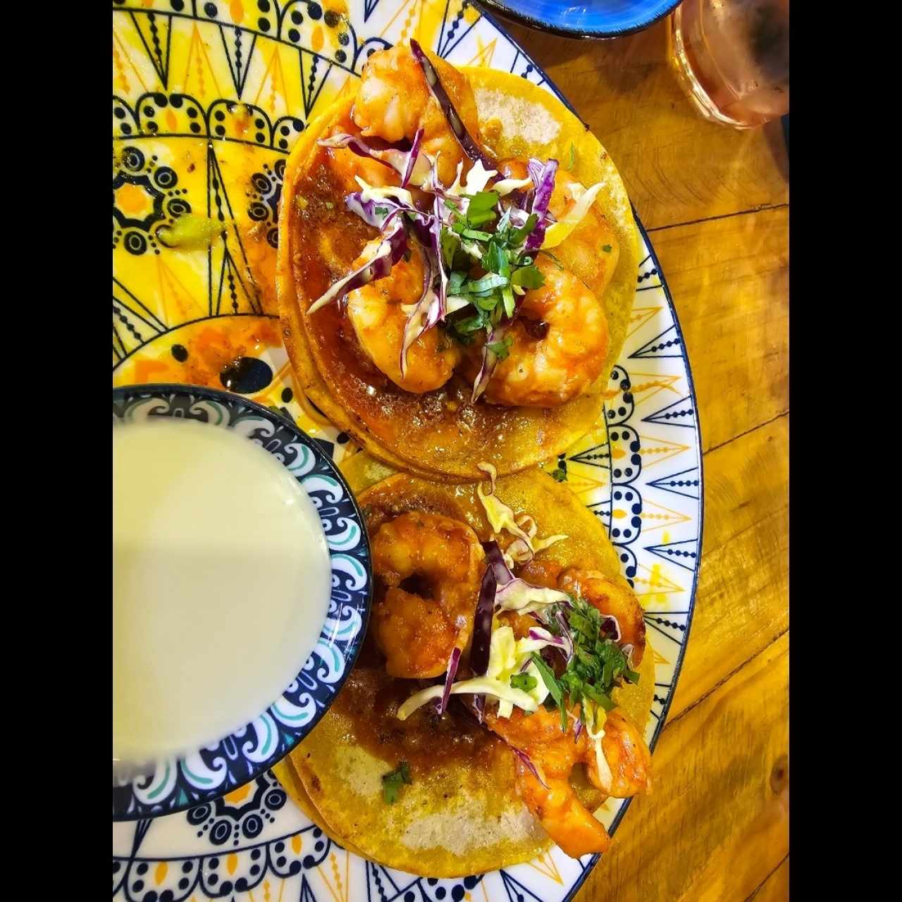 Tacos de camarón