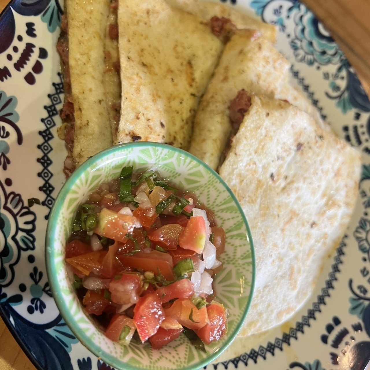 Quesadillas de chorizo