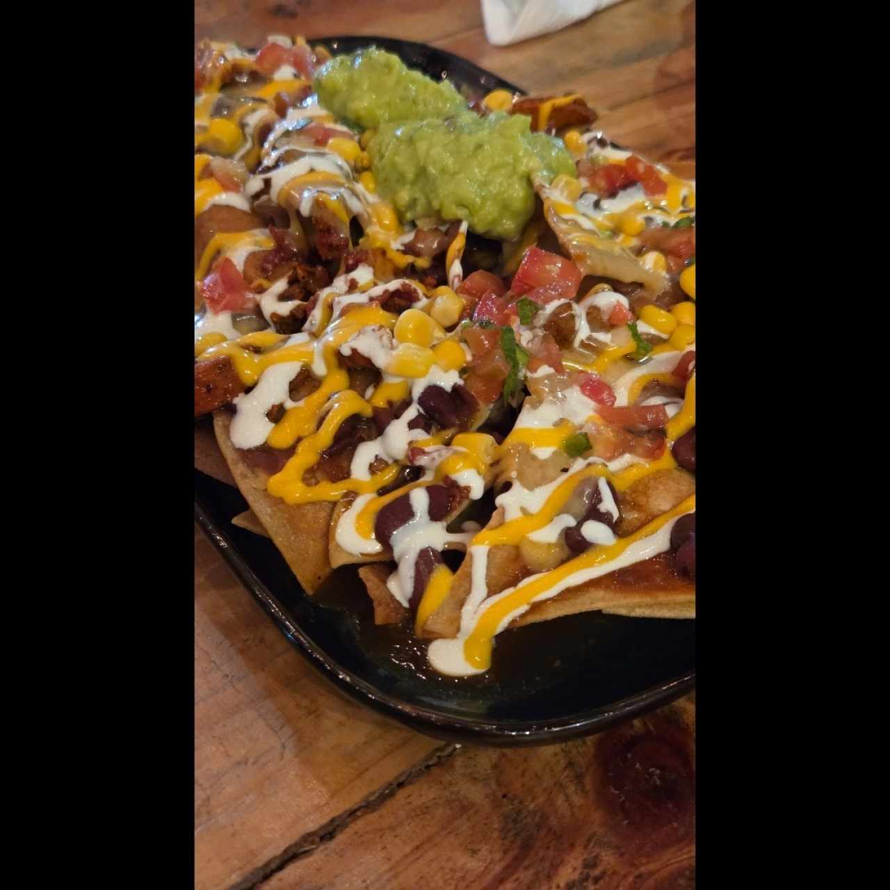 Nachos de Pastor y Chorizo