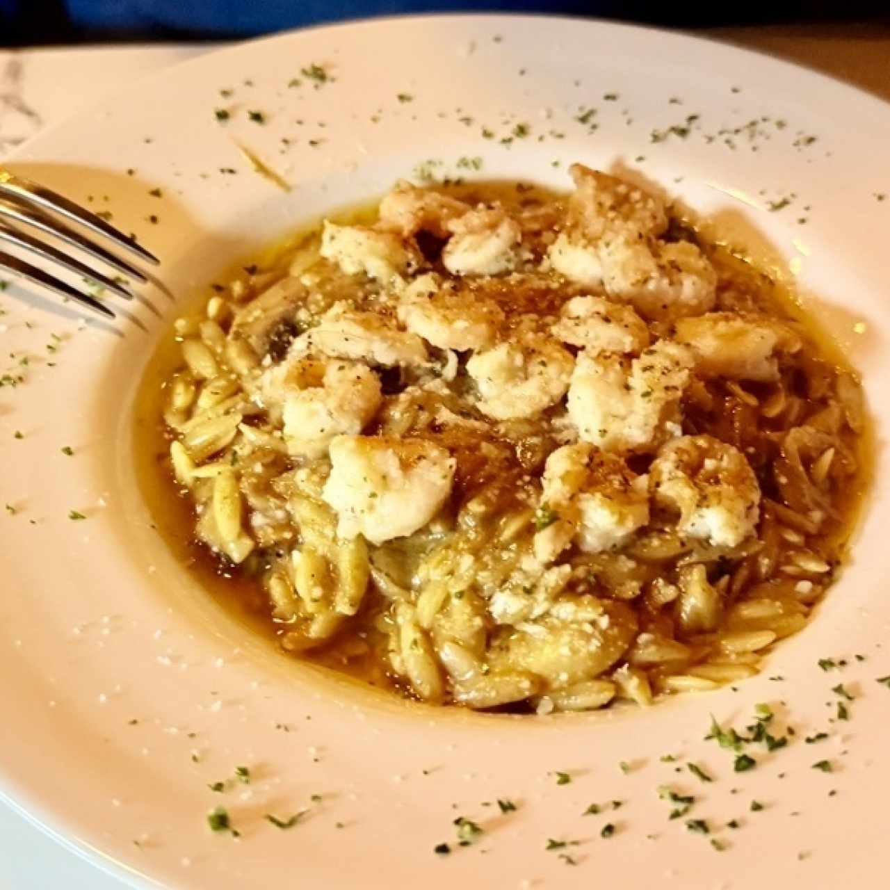Risotto con mariscos