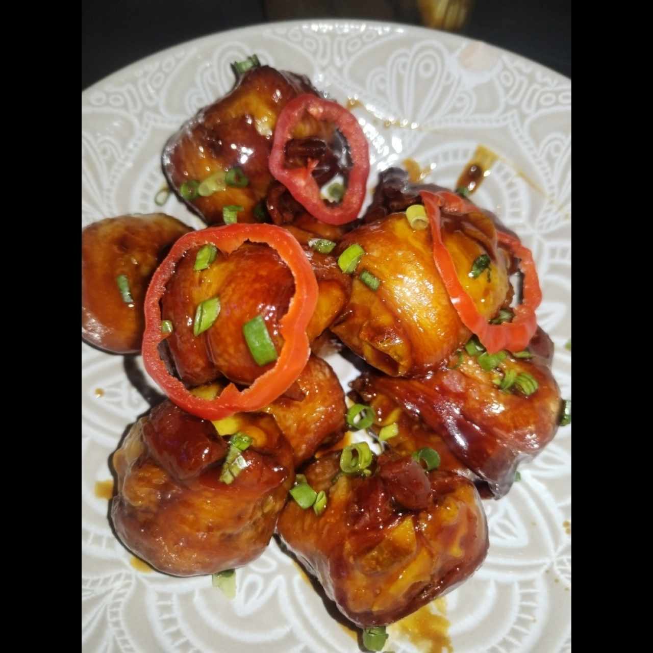 Siumai con bacon