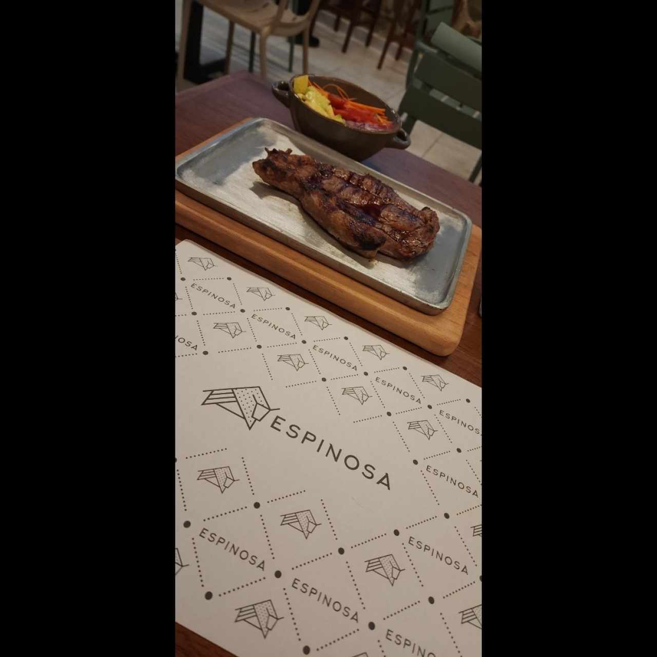 Hoy almorzando en Espinosa Carnes un Ribeye delicioso!!!!