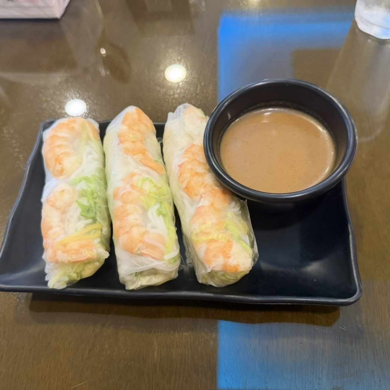 Rollo de Papel de Arroz de Camarones