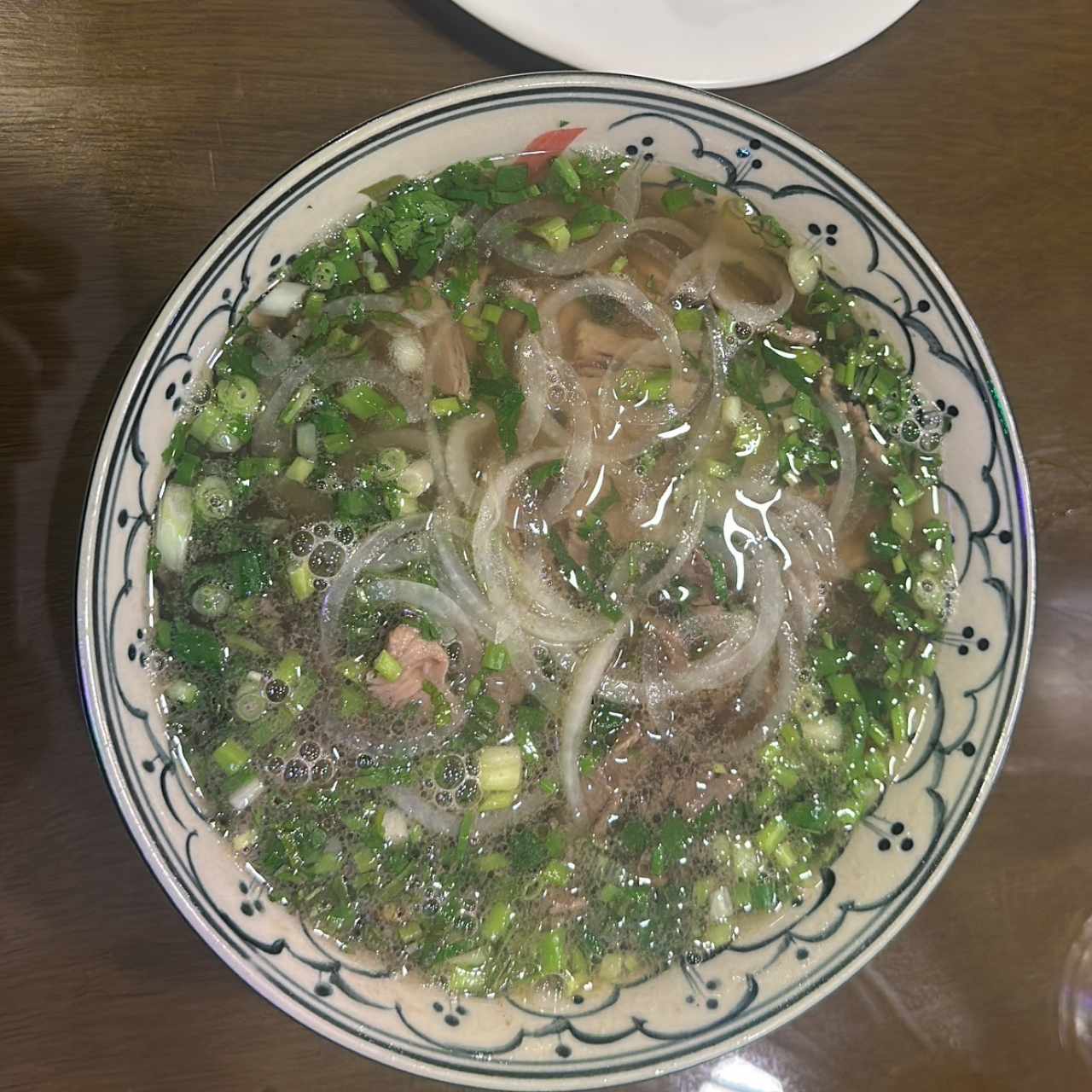 Pho de dos tipos de reses