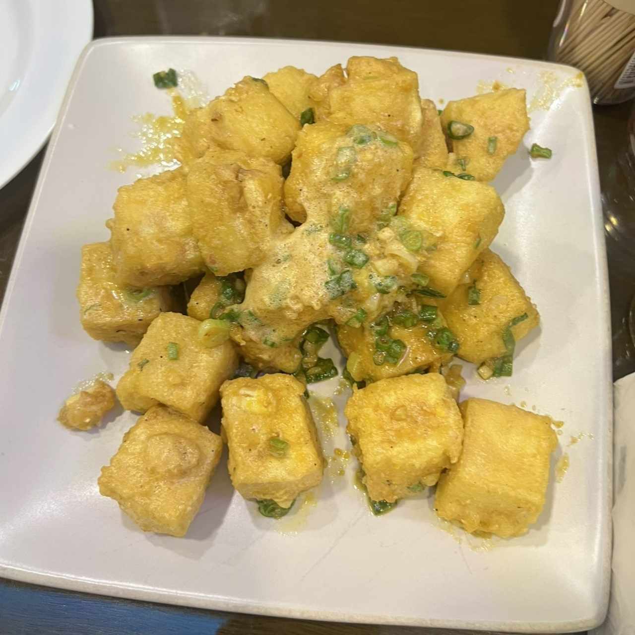Tofu con huevo