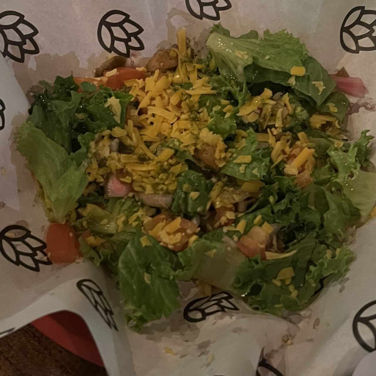 Ensalada como acompañamiento 