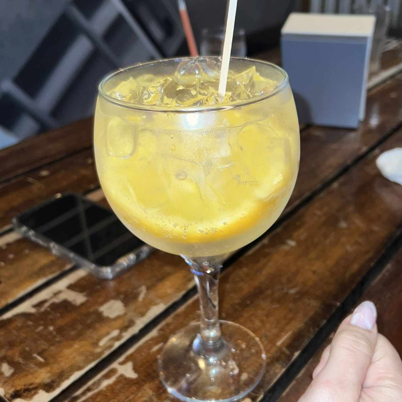 Gin tonic de naranja 