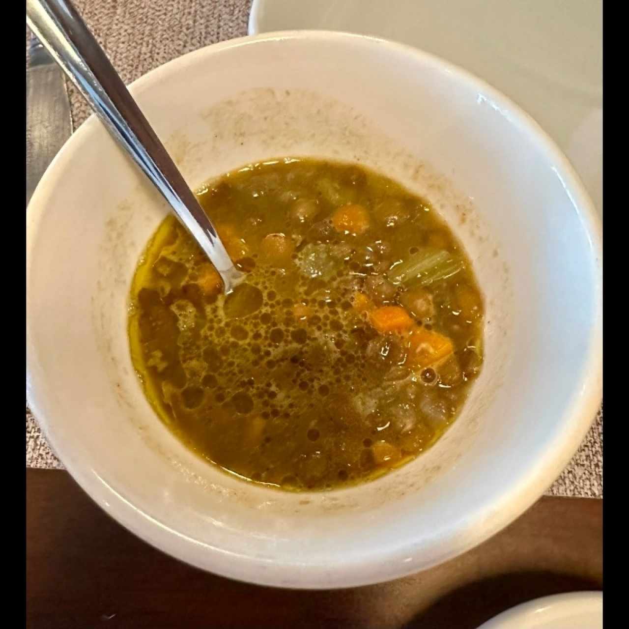 Sopa de Lentejas 