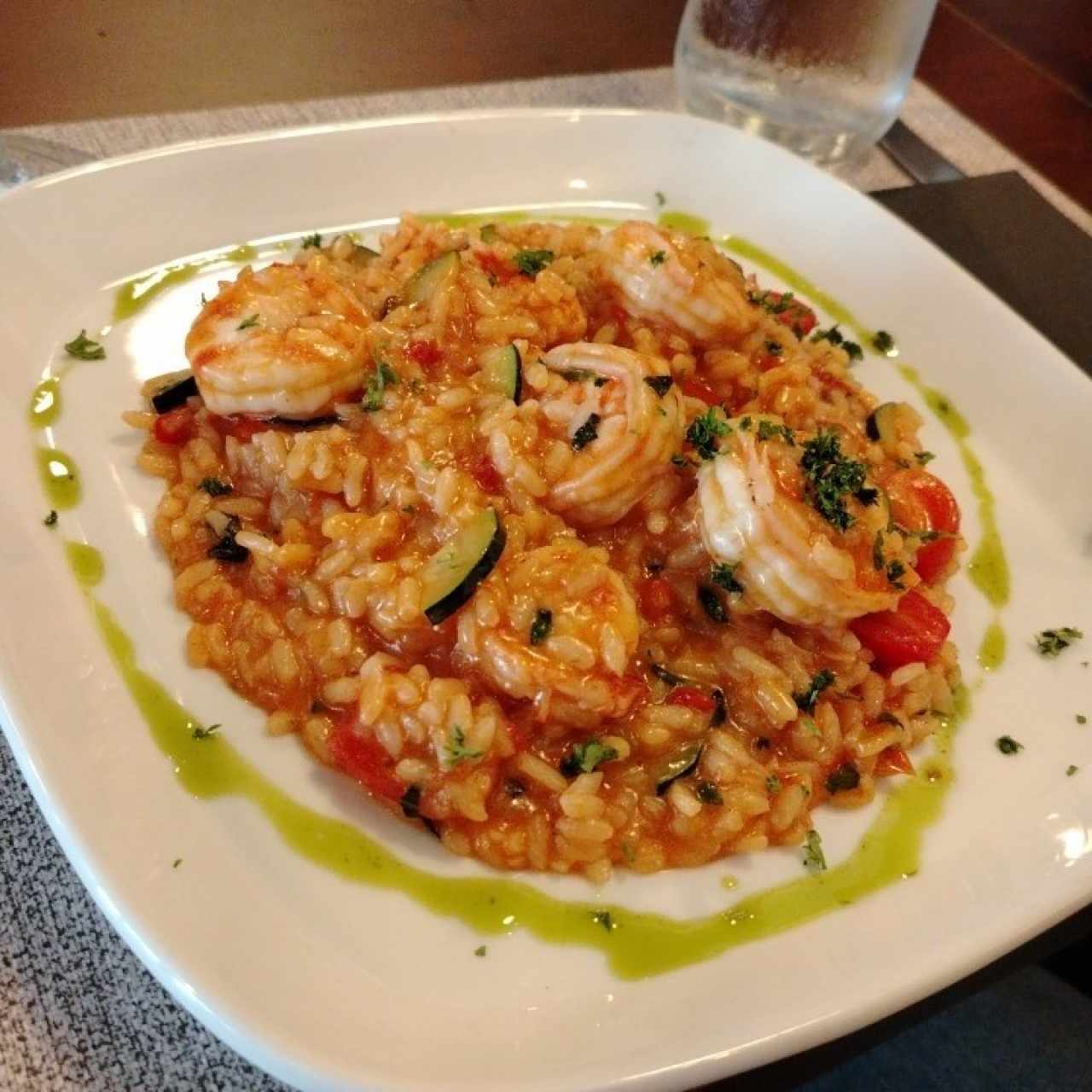 Risotto de Camarones