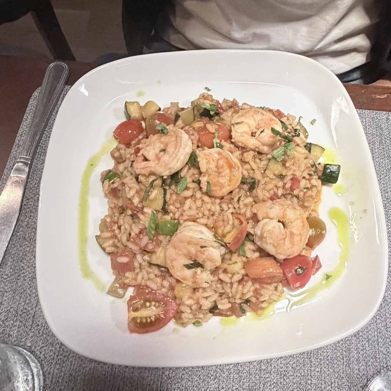 Risotto de Camarones