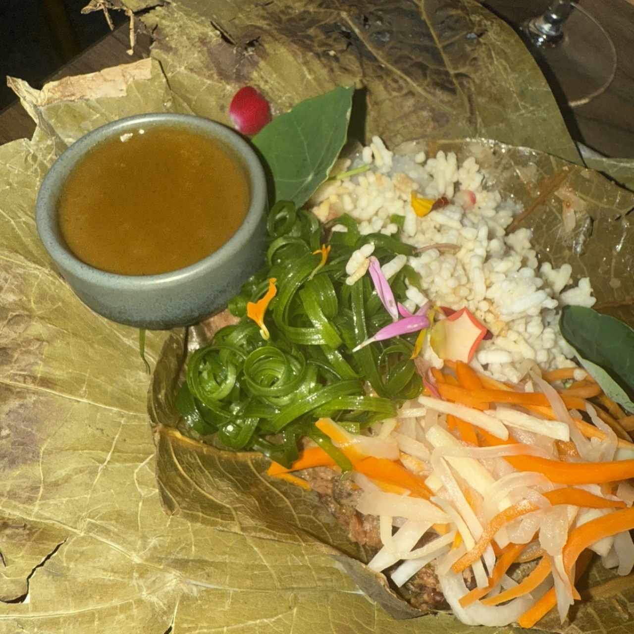 TAMAL STICKY RICE CON PATO