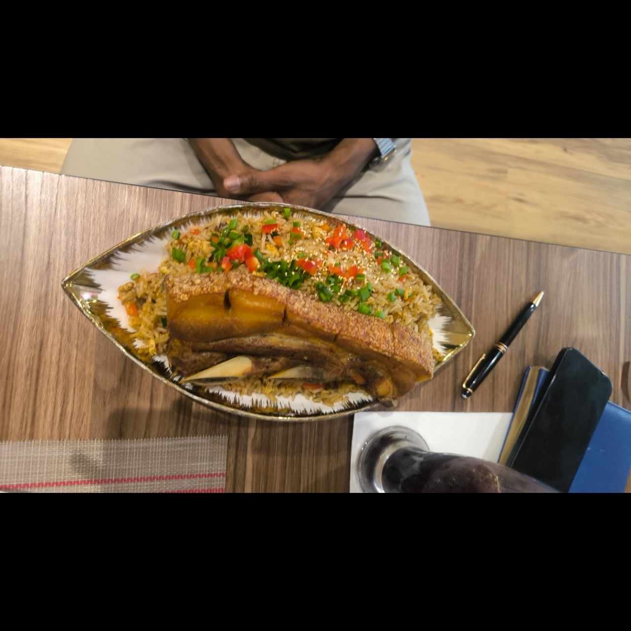 Arroz Frito con Piña
