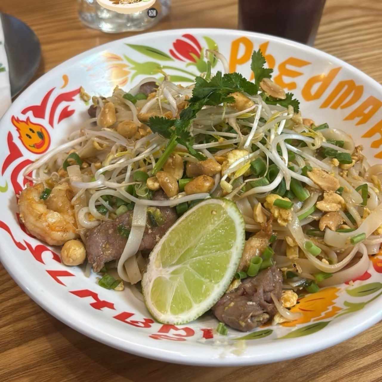 Pad thai de combinación 