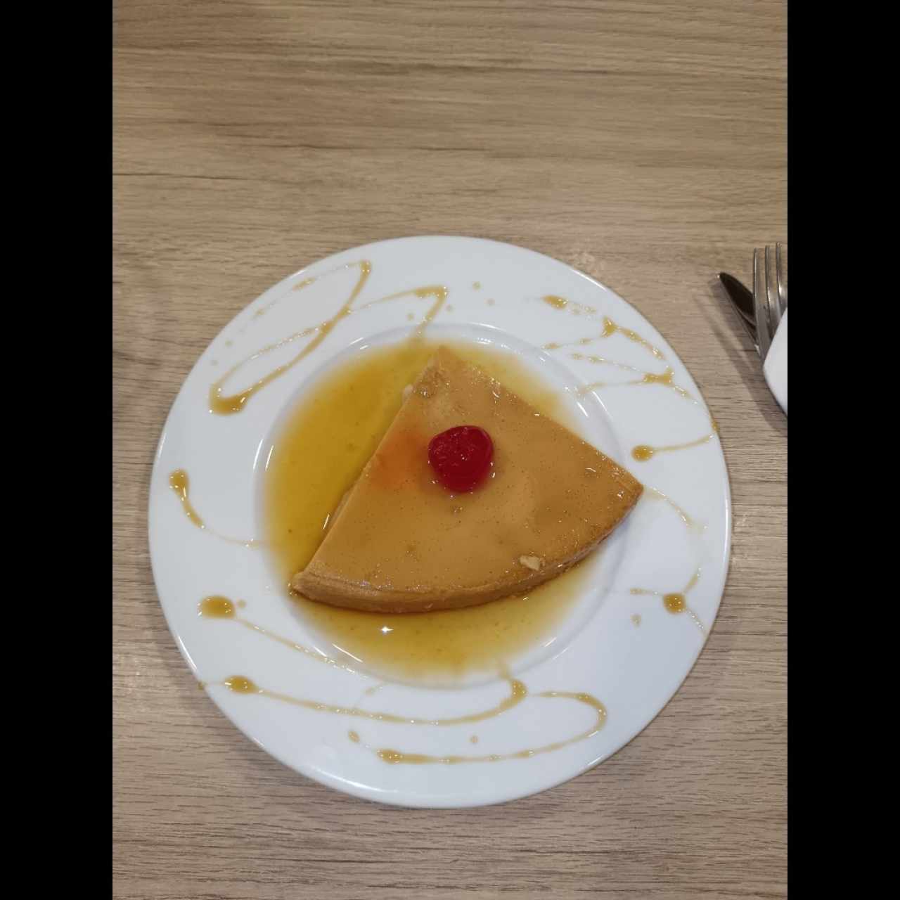 Flan de la casa 