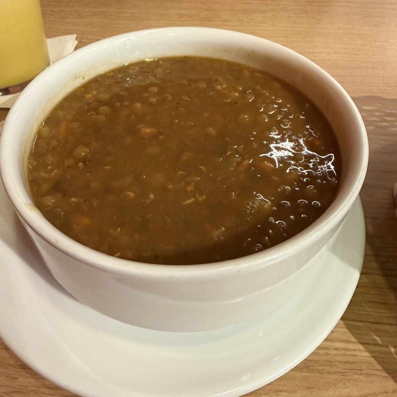 Sopa de lenteja