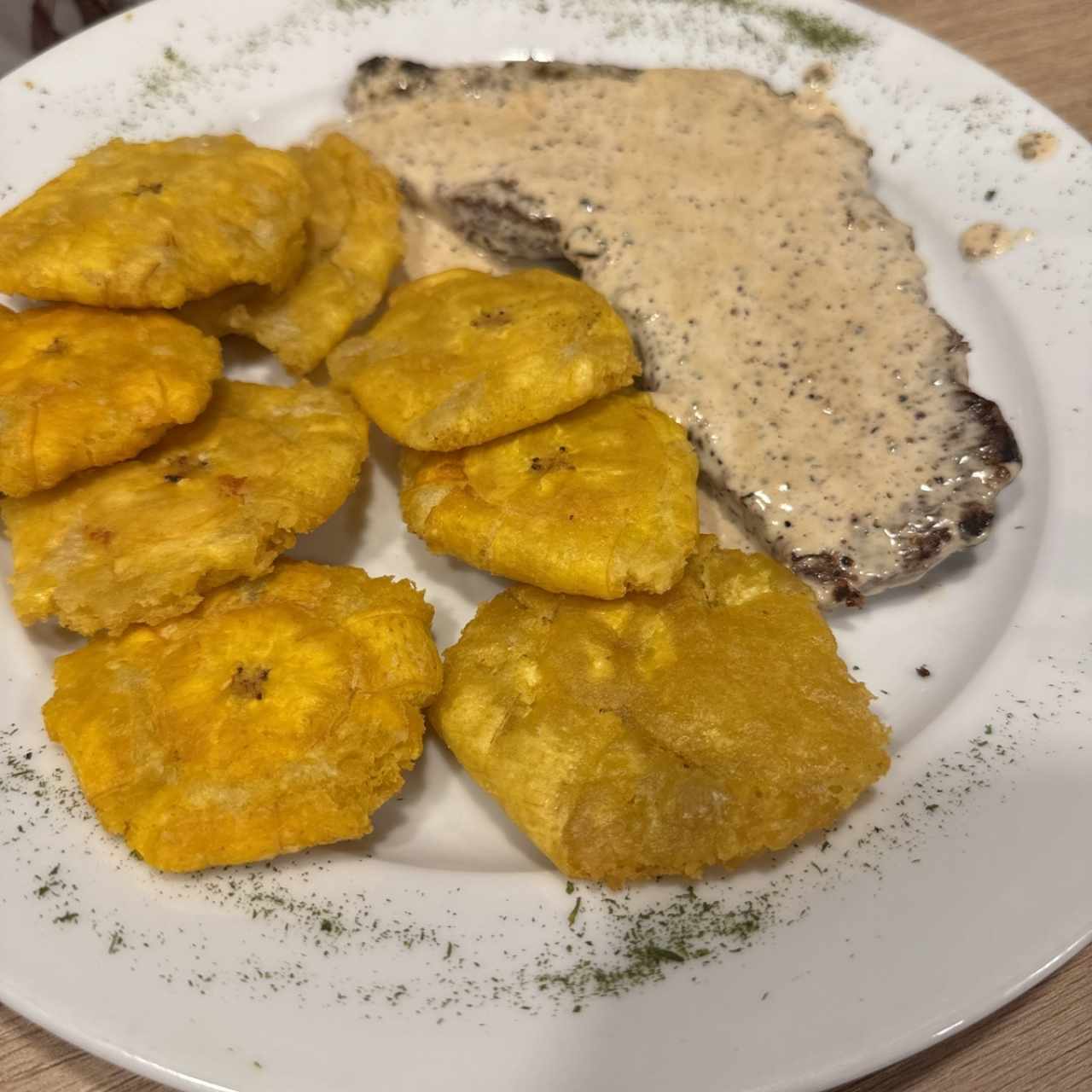 Filete de res a la pimienta