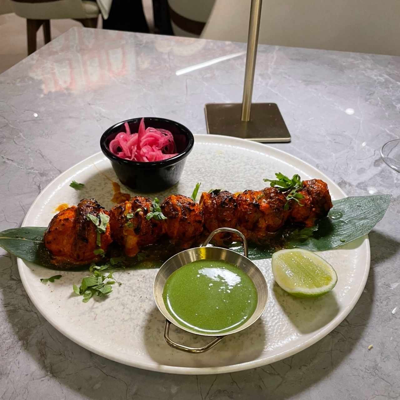 Tandoori Filled Mushrooms