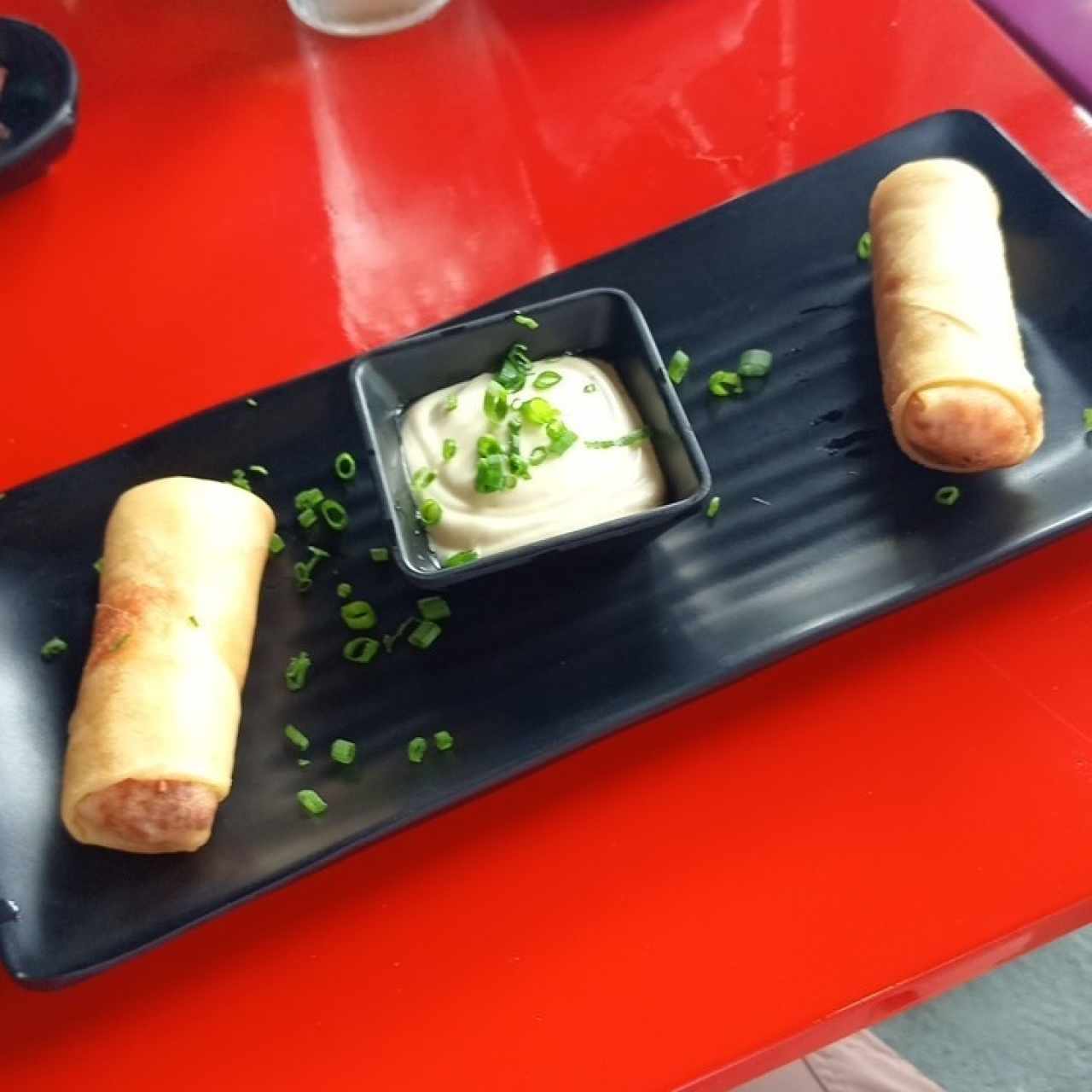 Rollos primavera de cangrejo