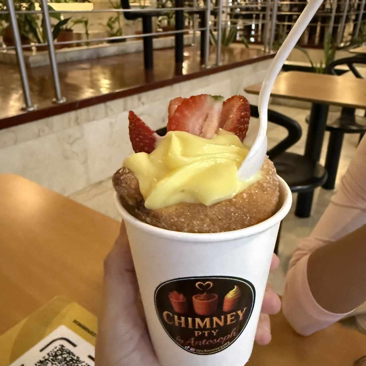 Fresas con crema 