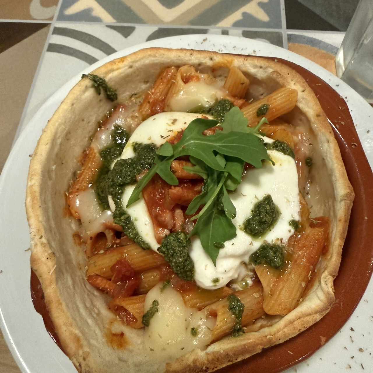 Diavolo con burrata