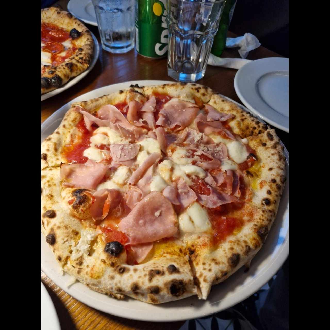 Pizza Margharita con Jamón