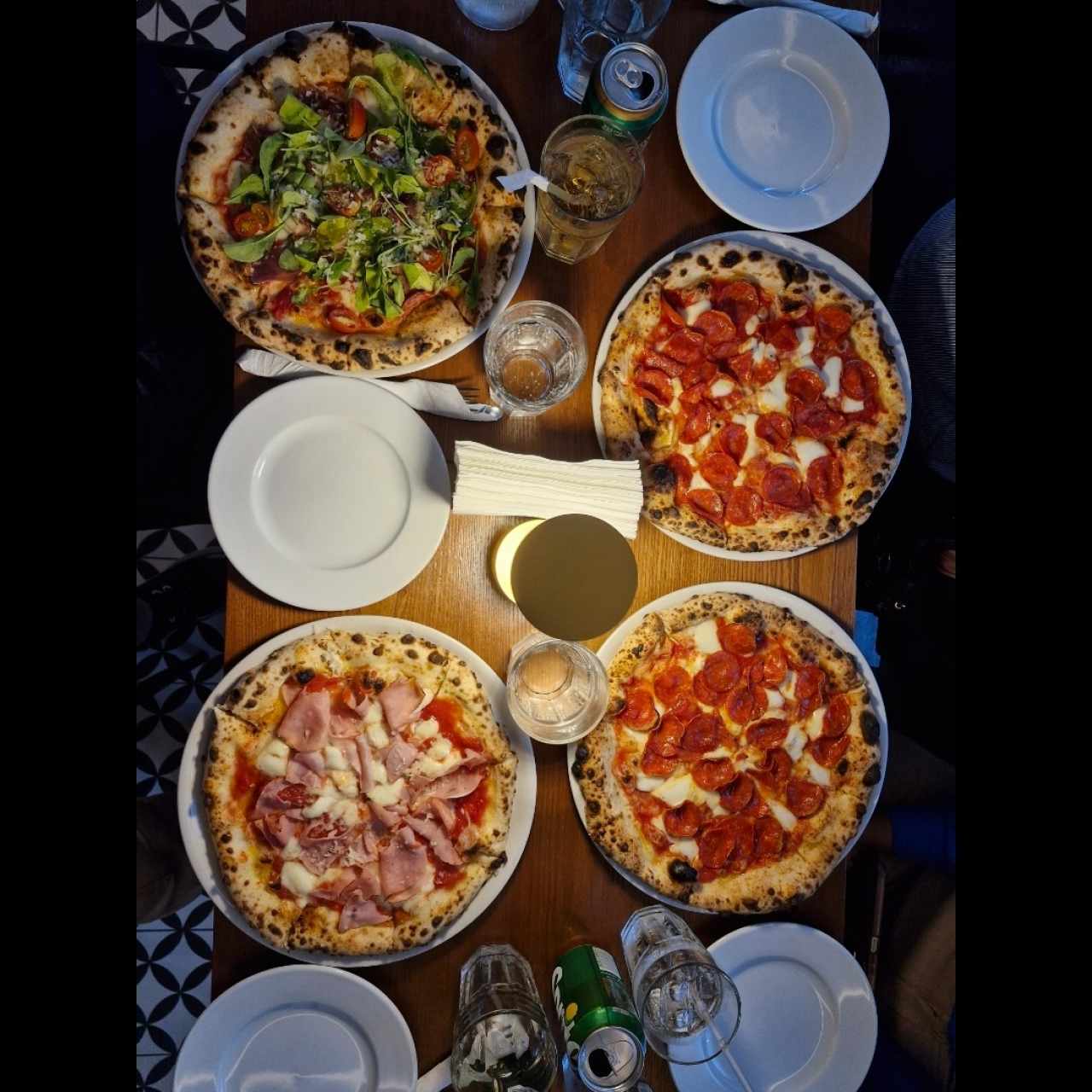 Pizzas varias