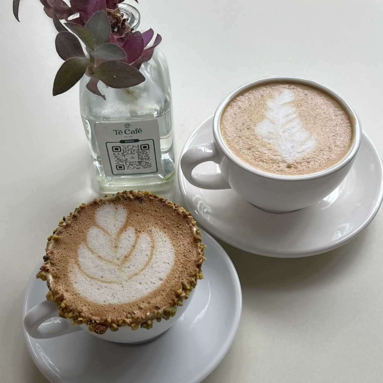 Pistachino y latte de dulce de leche