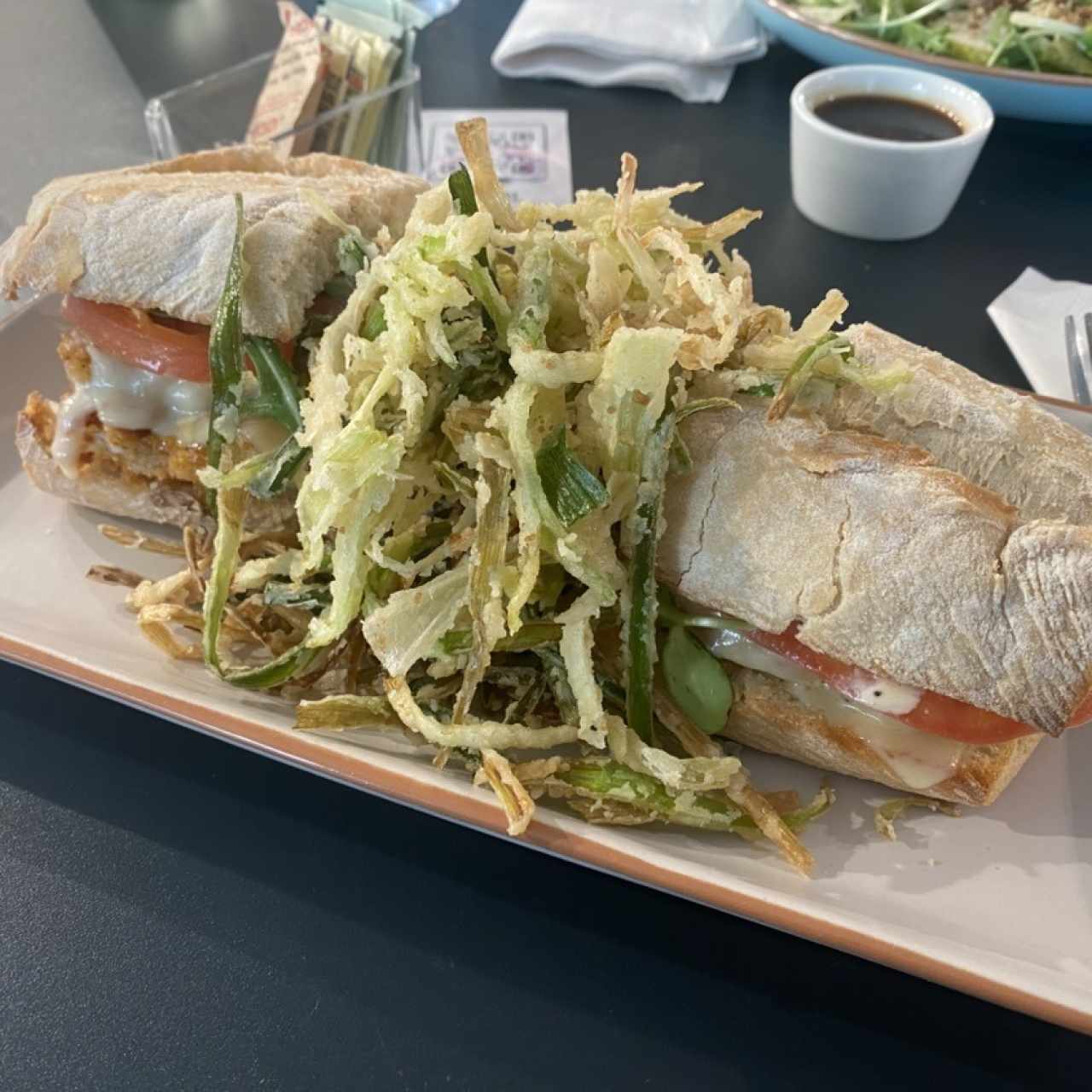 Crispy chicken sandwich