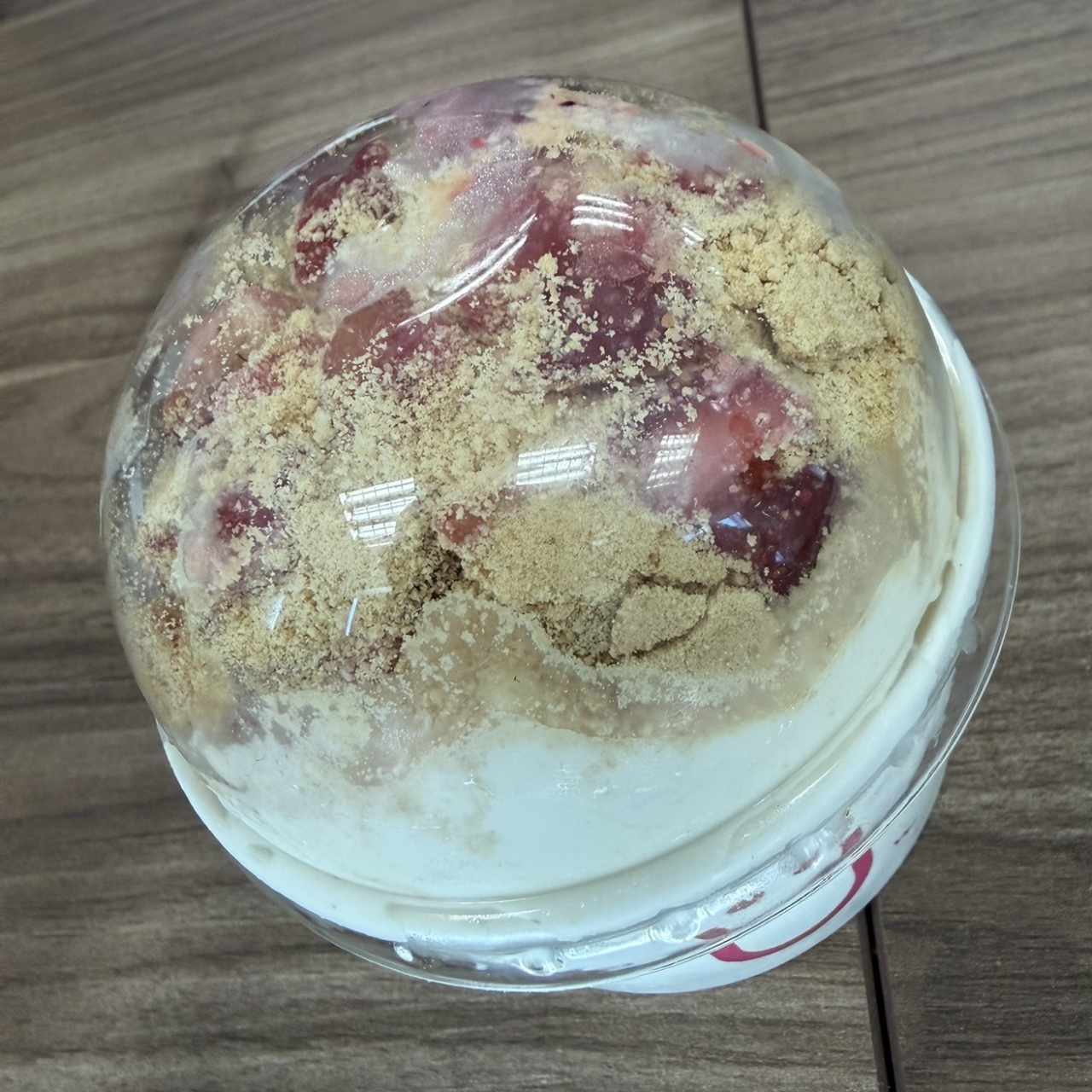Yogourt con fresas