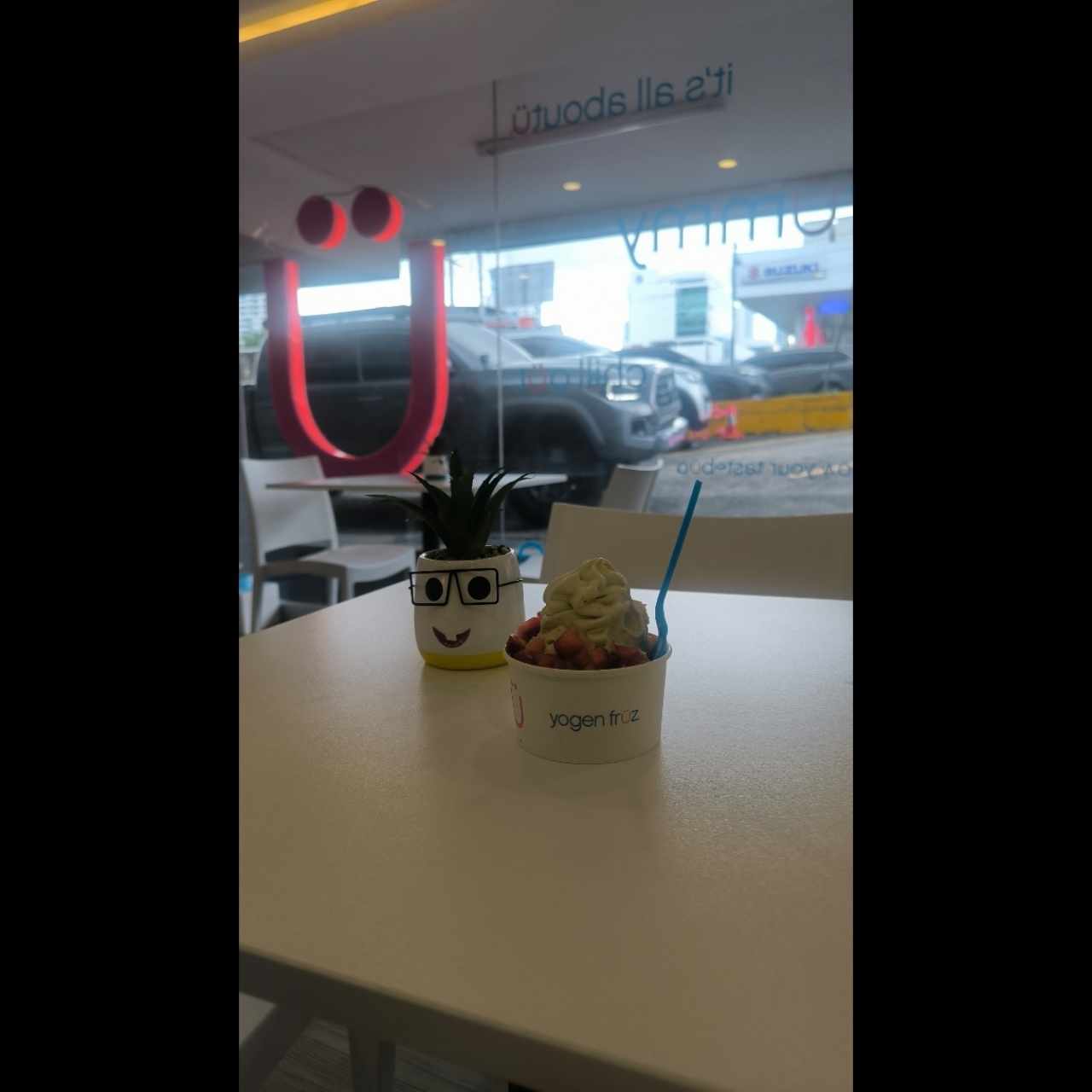 pistacho y fresa