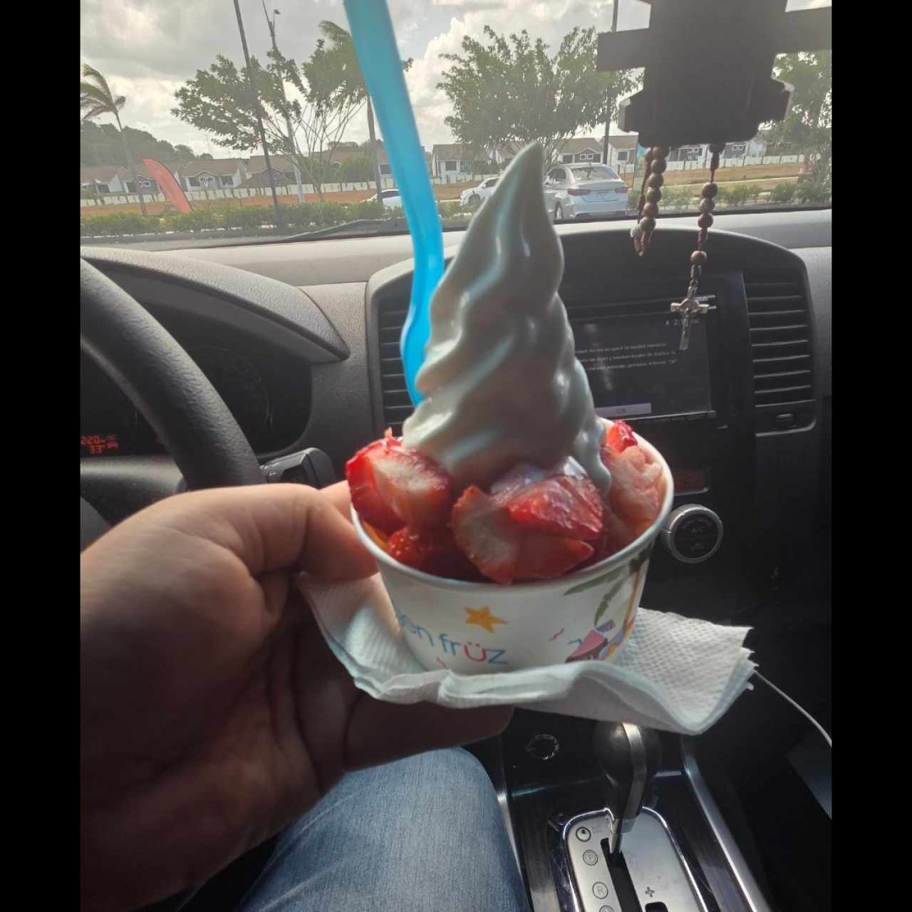 con fresas