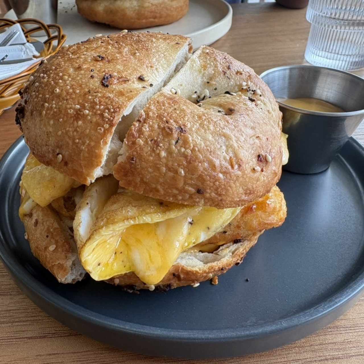 Breakfast bagel 