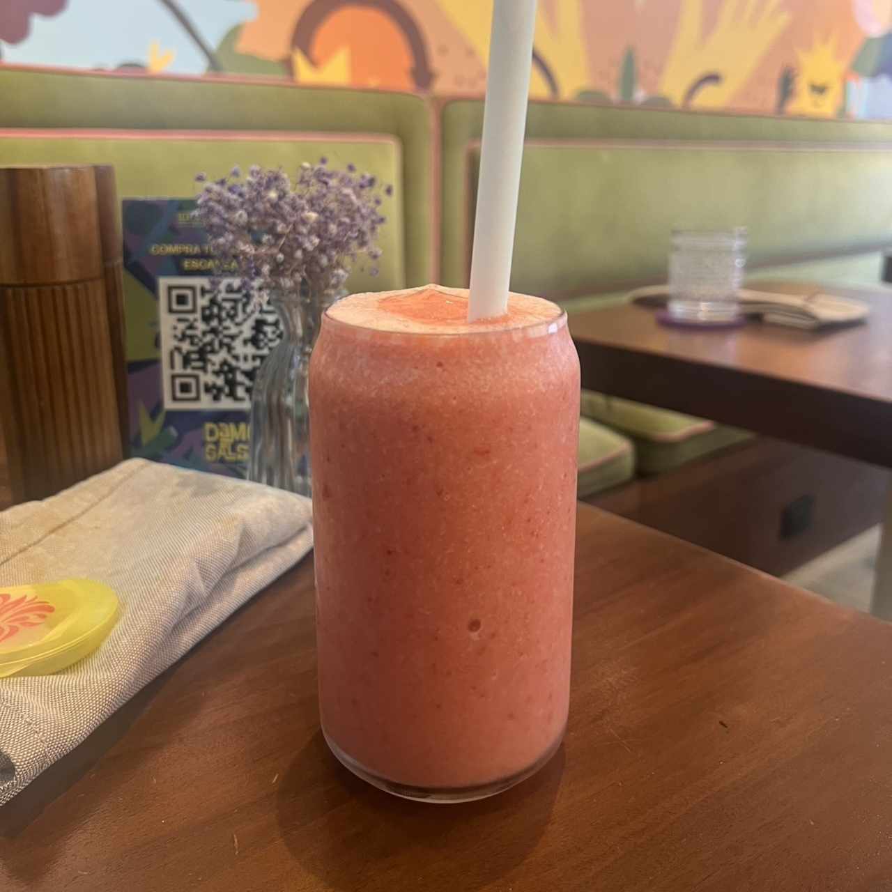 Licuado de fresa y piña 