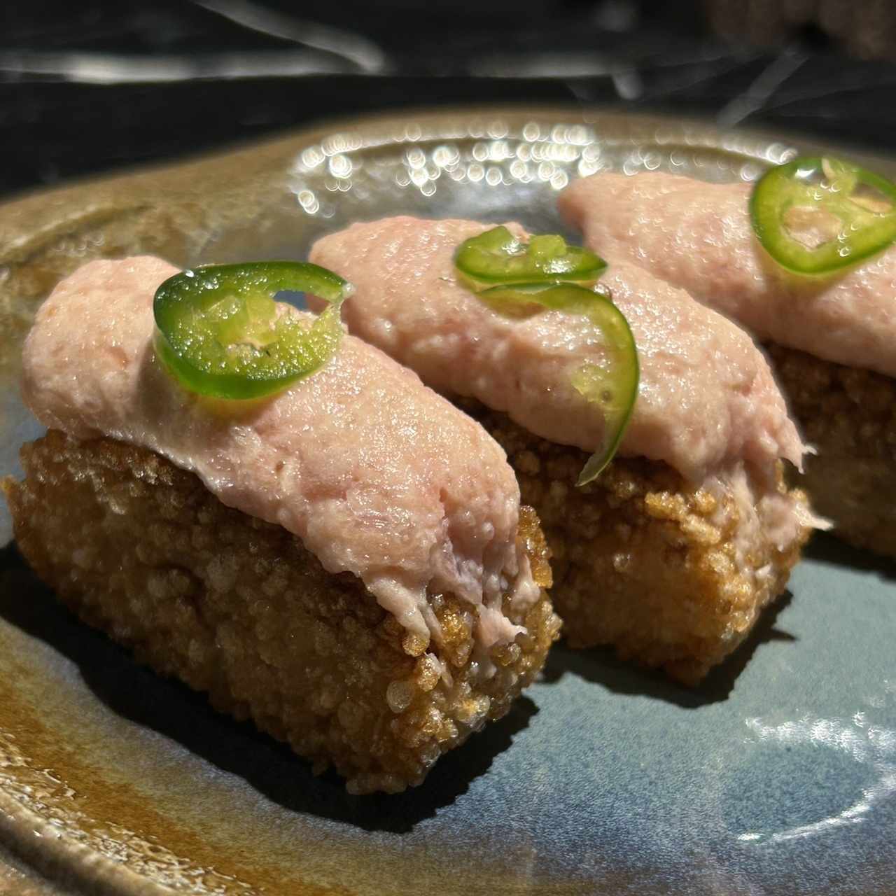 Tuna crispy rice
