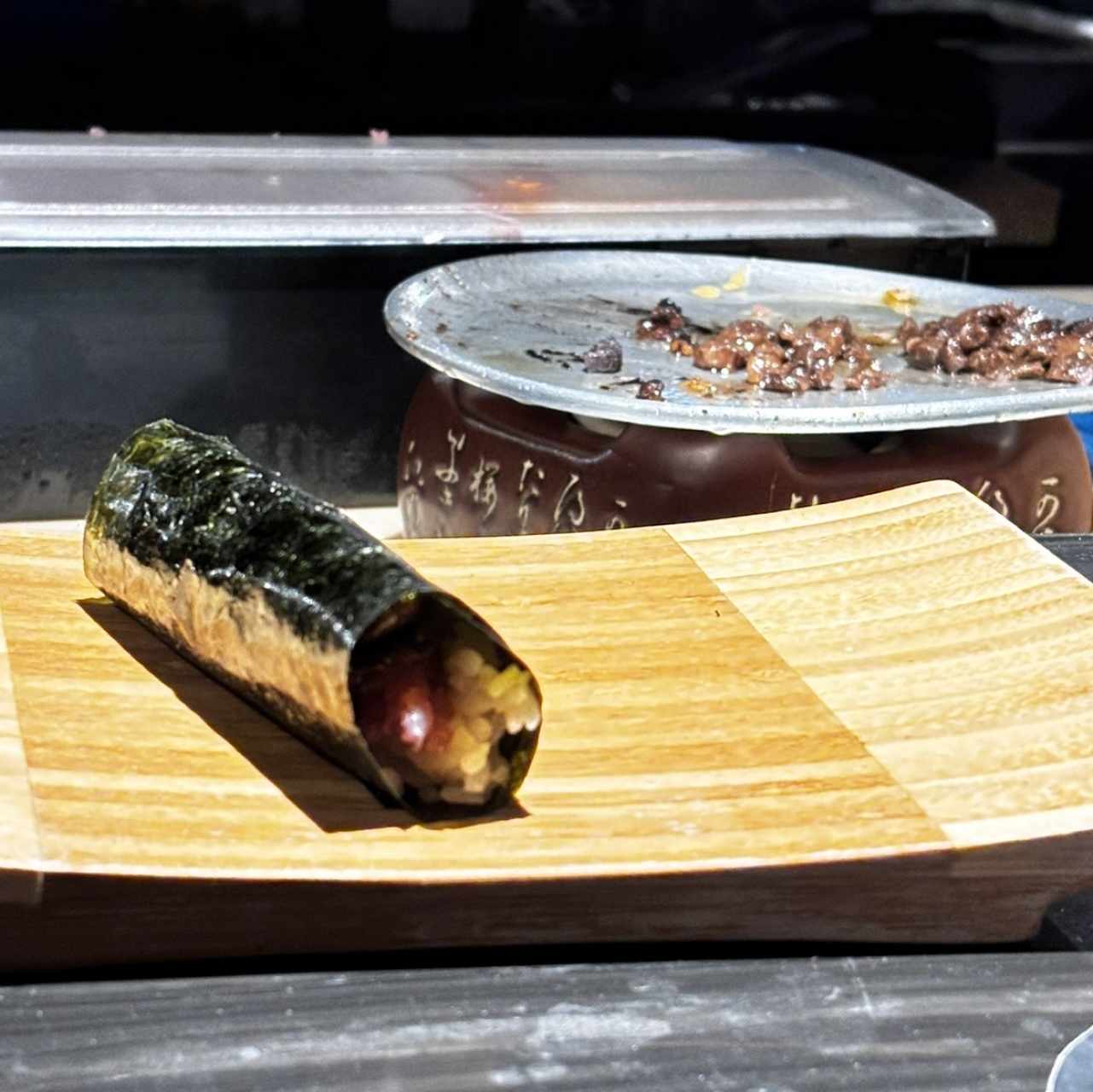 Handroll de atun y ribeye