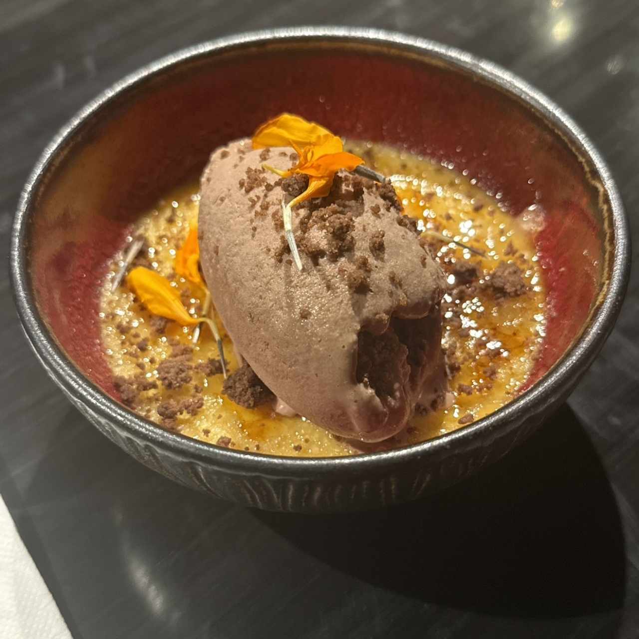 Miso Creme brulee 