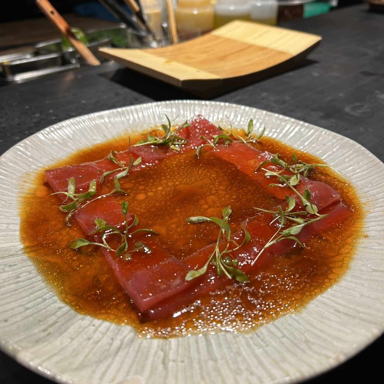 Tiradito de atún 