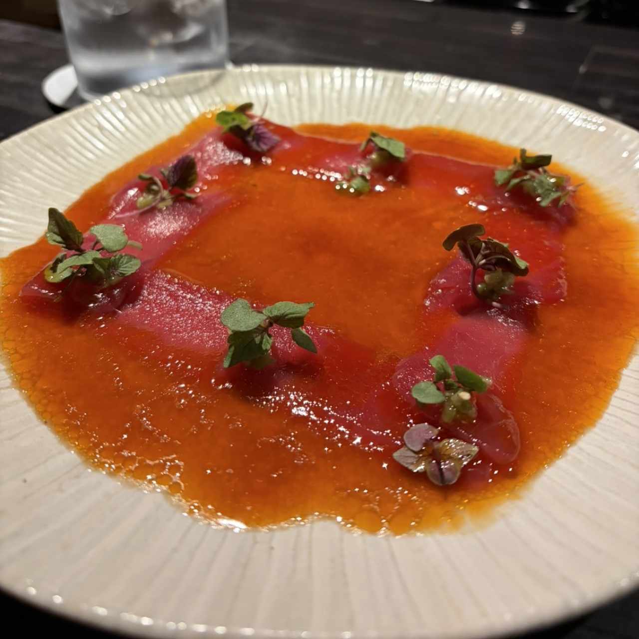 Tiradito de atun
