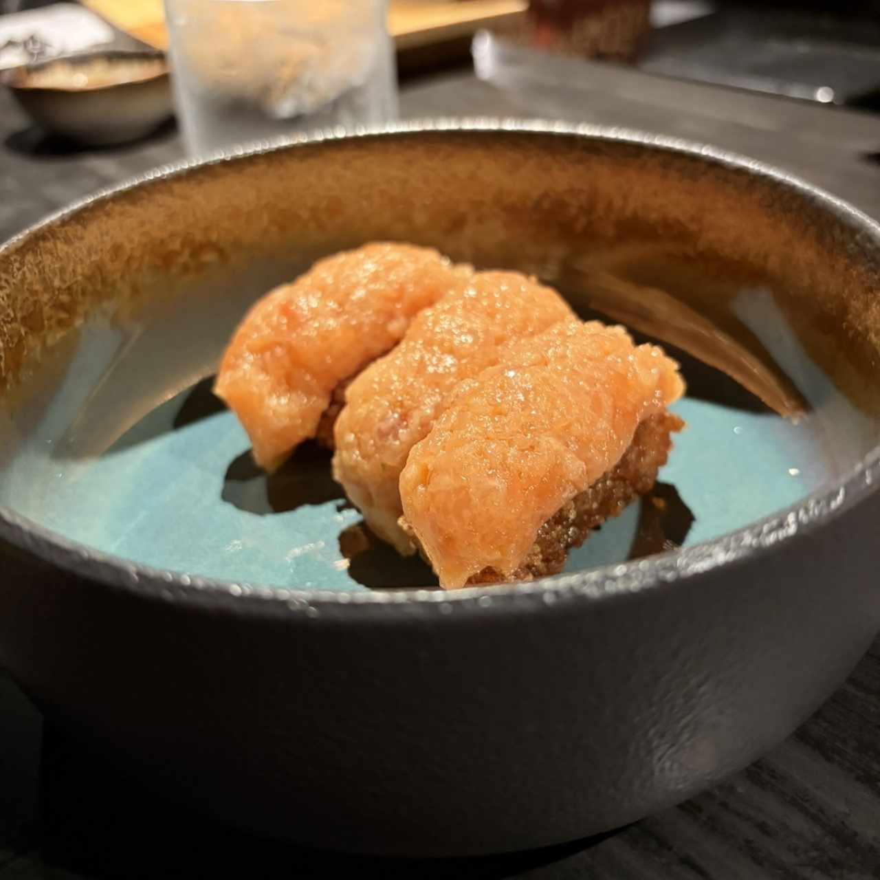 Crunchy salmon