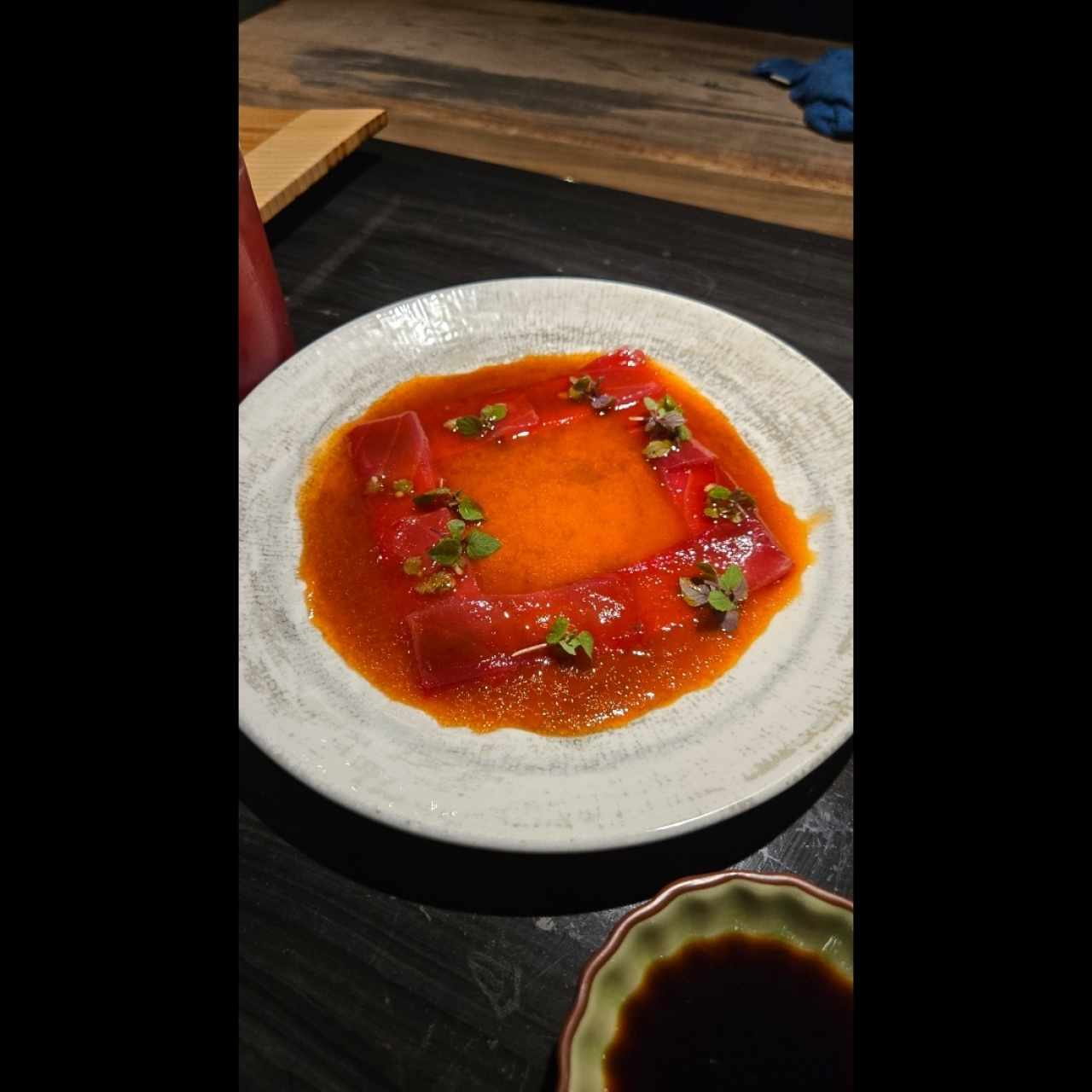 crudo de bluefin tuna
