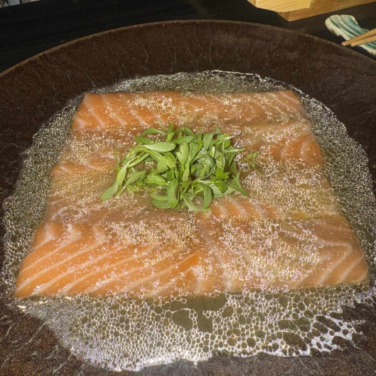 Tiradito salmon