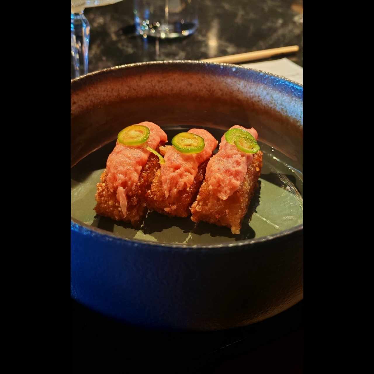 Crispy tuna