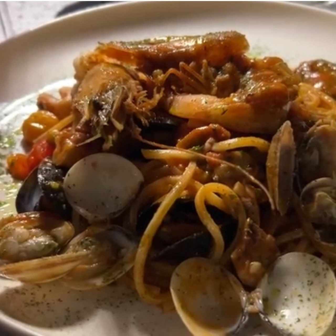 Pasta frutos del mar