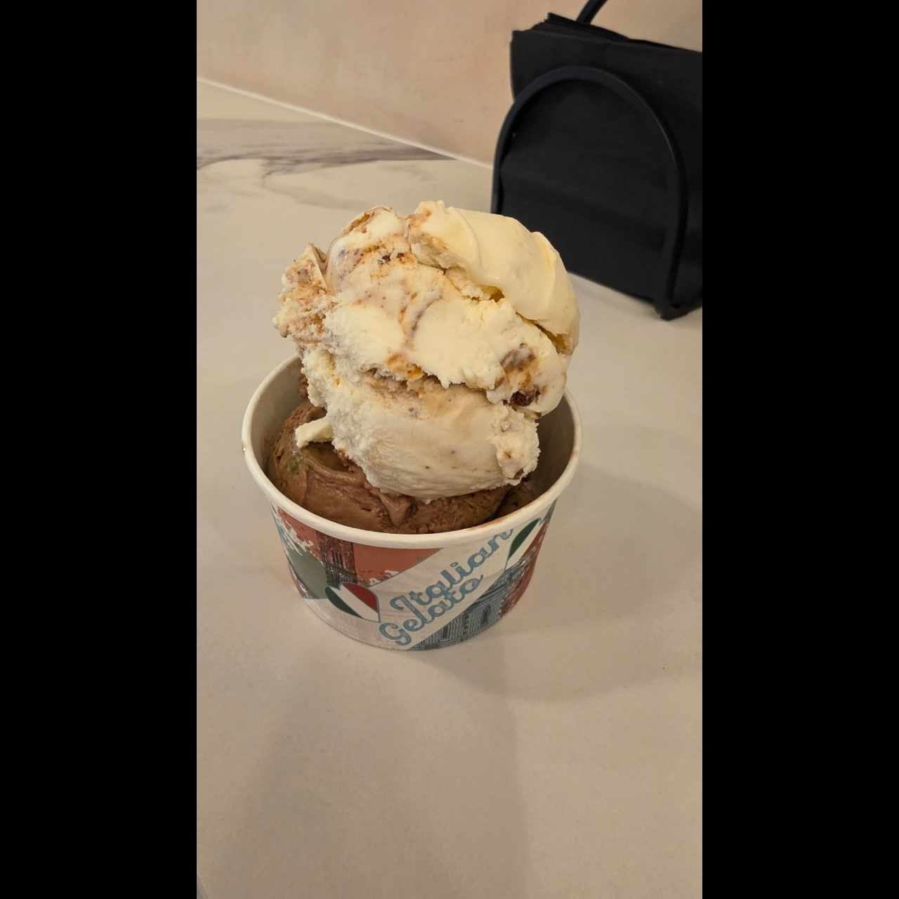 gelato chocolate blanco