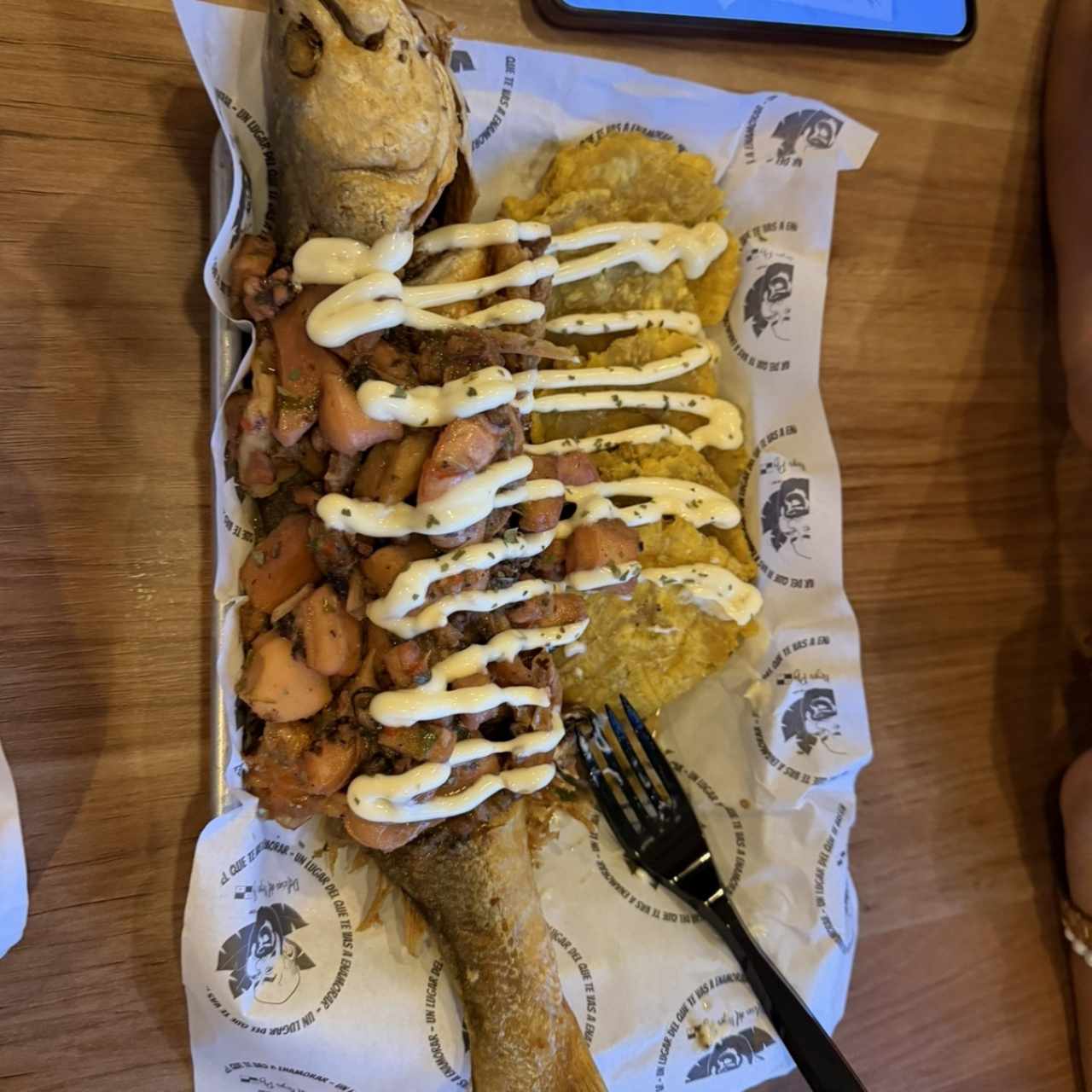 Corvina a lo macho 