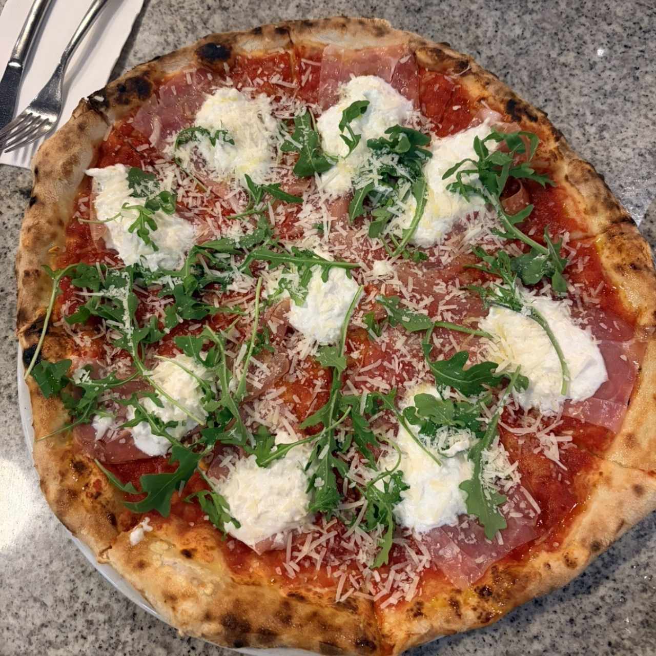 Speck e stracciatella  