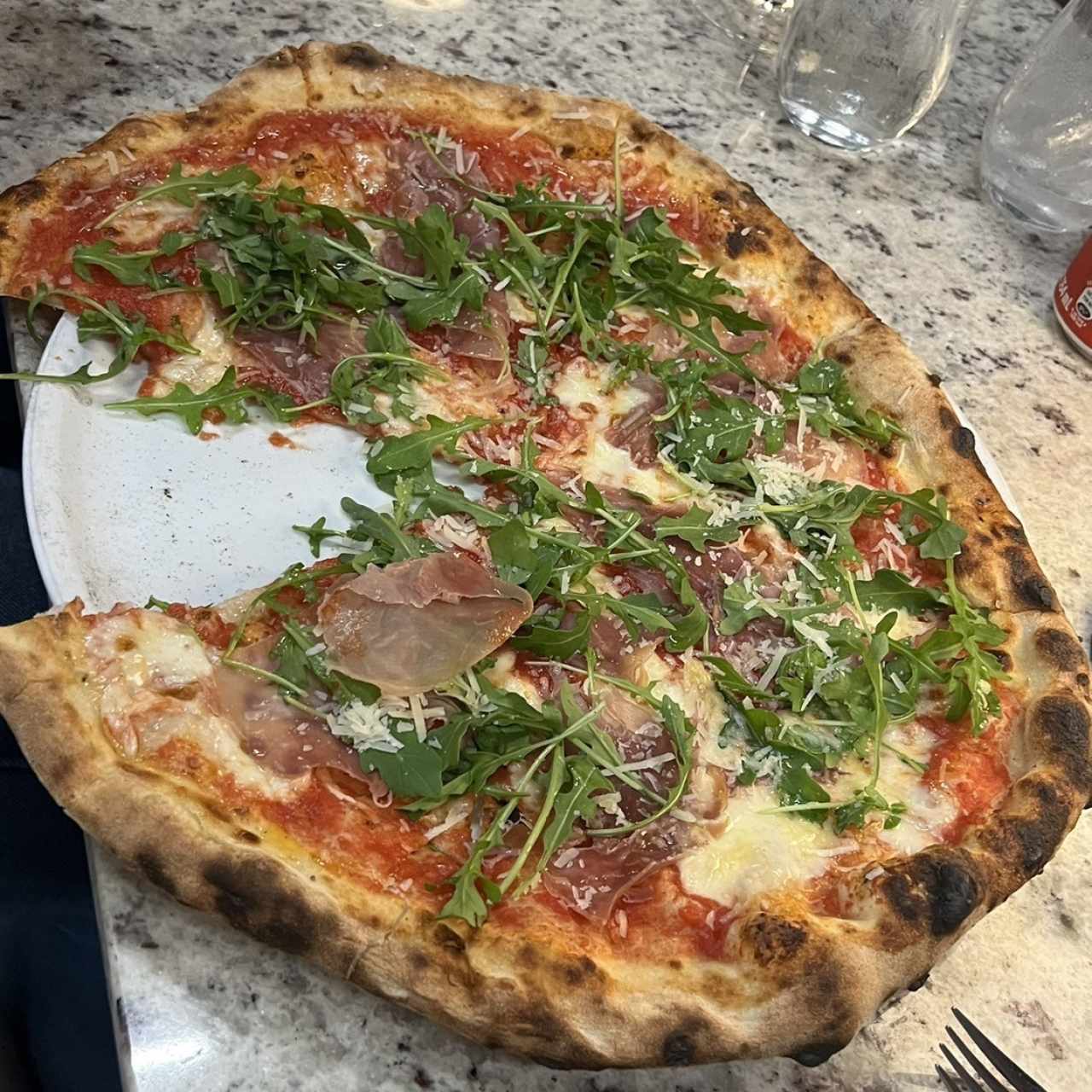 Procciutto rugula 