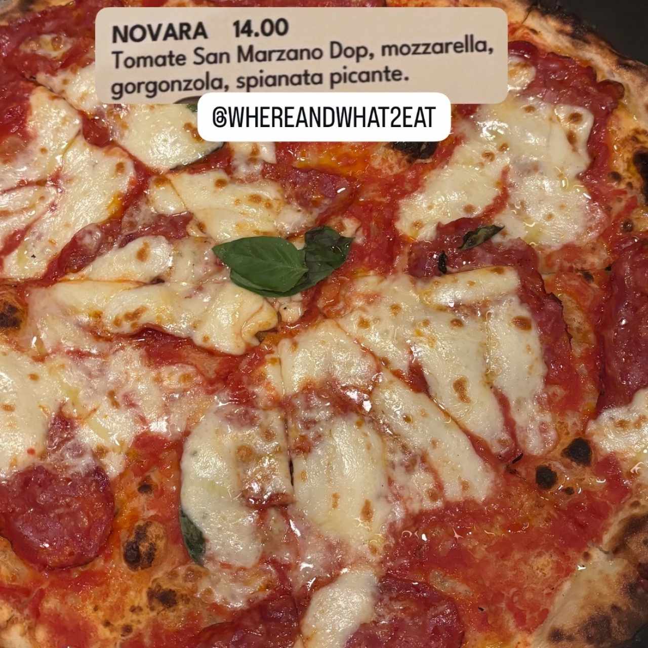 Pizza Rosse Novara -$14