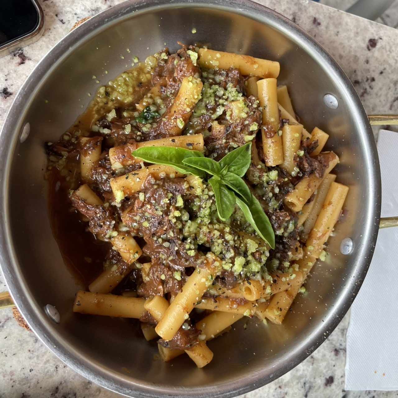Rigatoni de res 
